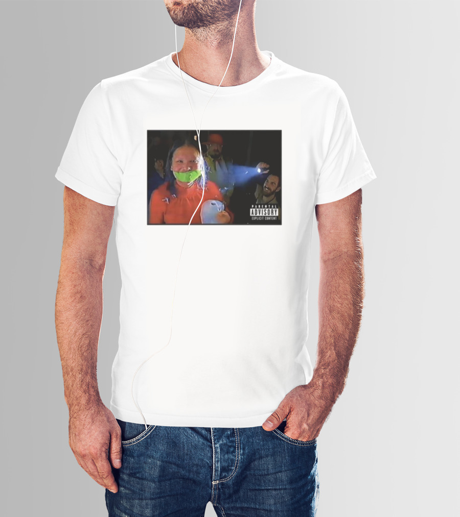 Trishabriellee Fishtank Parental Advisory Explicit Content T-Shirt