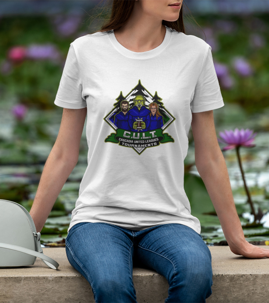 CULT Cascadia United Leagues Tournaments Blood Bowl Green Orc Iconic T-Shirt