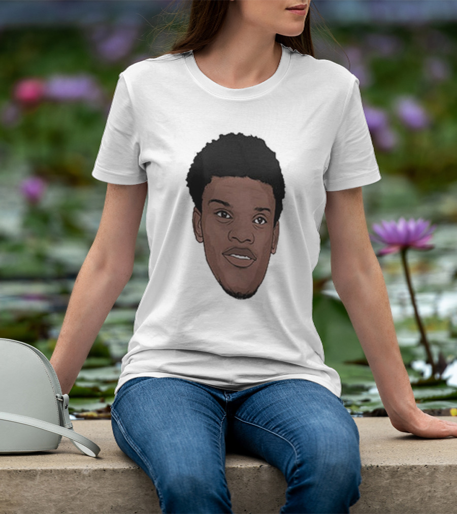 Lamar Jackson Big Head MVP Baltimore Ravens NFL T-Shirt