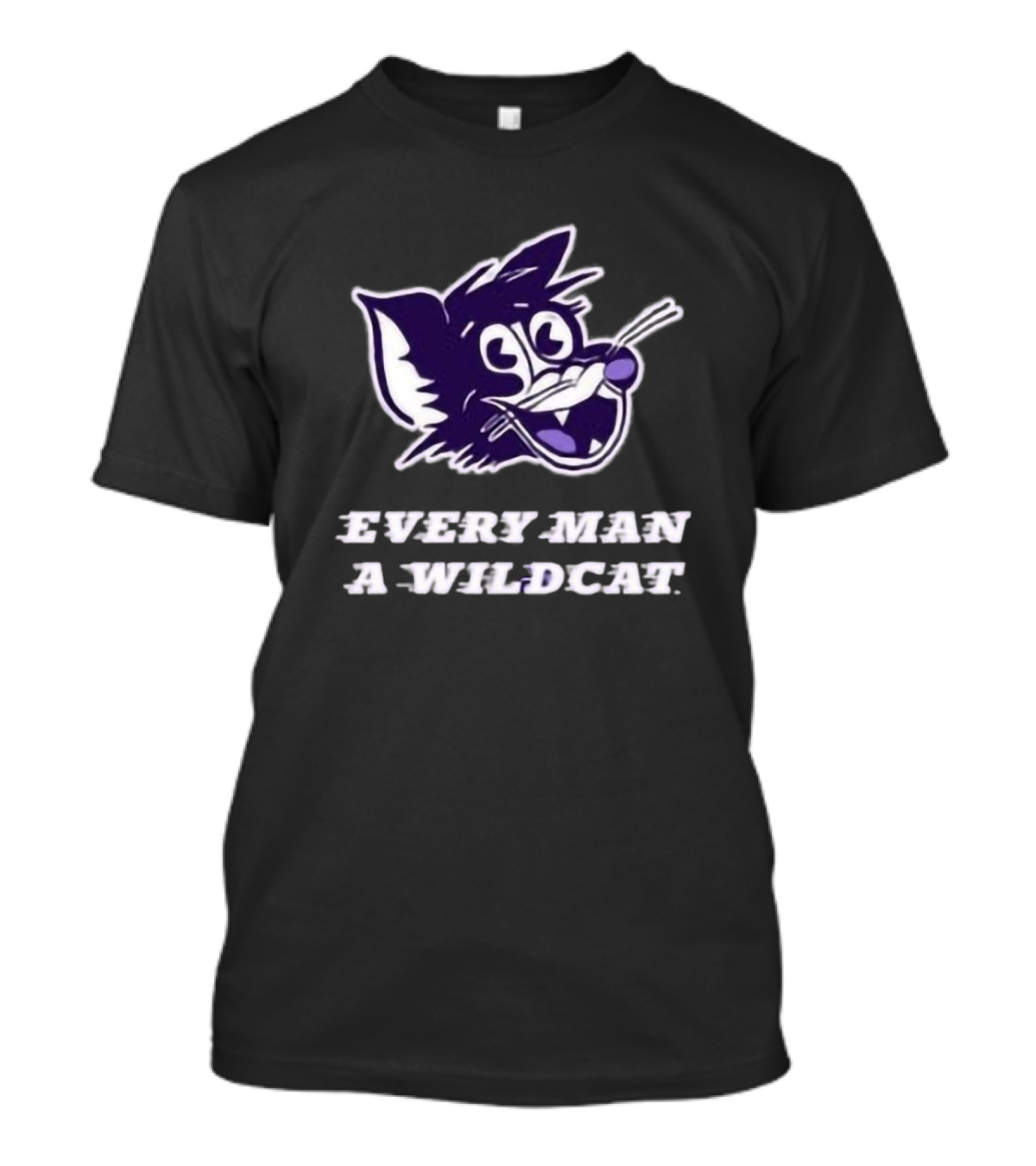 Every Man A Wildcat K-State Purple Wildcats Rally Pride T-Shirt