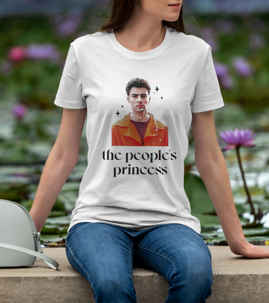 Luigi Mangione The People's Princess Sparkling Portrait T-Shirt