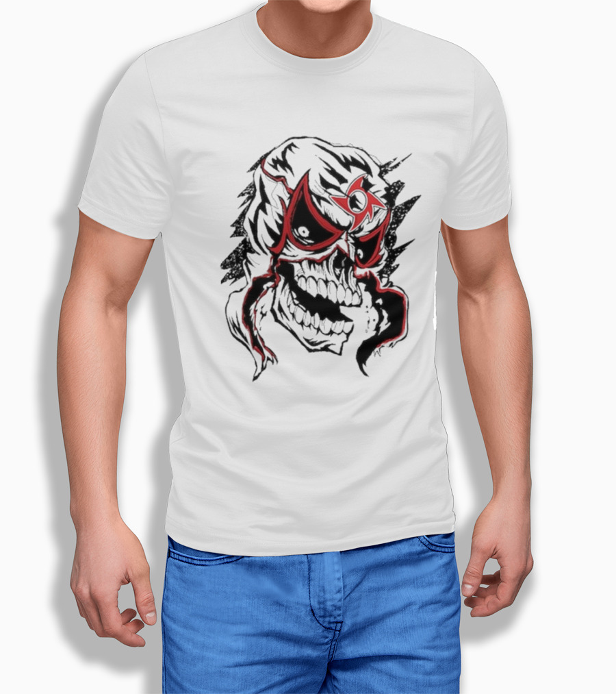 Cero Miedo Penta Mask Skull Design WWE New T-Shirt