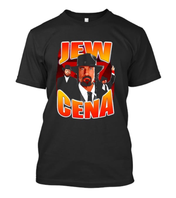 Jew Cena Fedora Hat Jewish Attire Ensemble T-Shirt