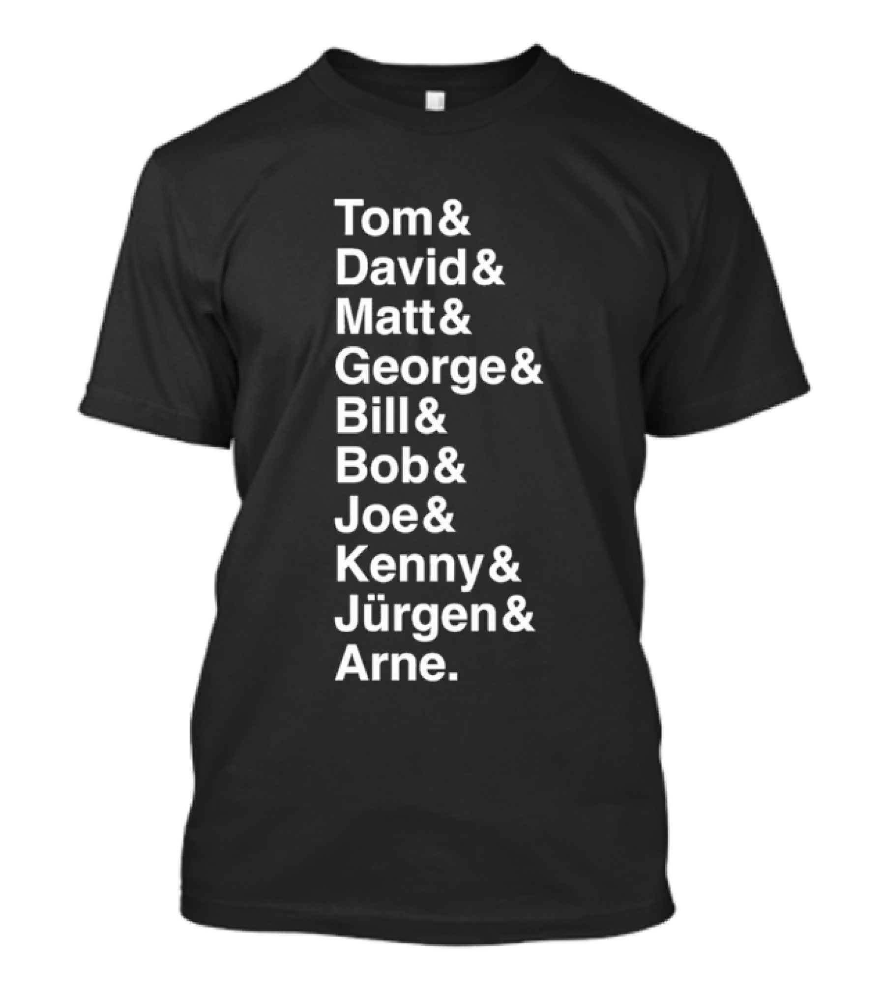 Liverpool FC 10 Coach Names Tom David Matt George Bill Bob Joe Kenny Jürgen Arne League Winning Managers T-Shirt