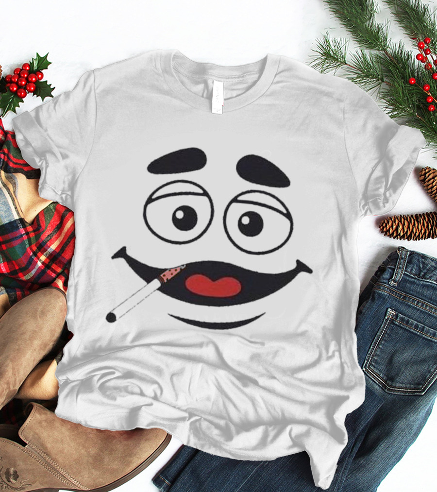 Grimace Monster Smoking T-Shirt