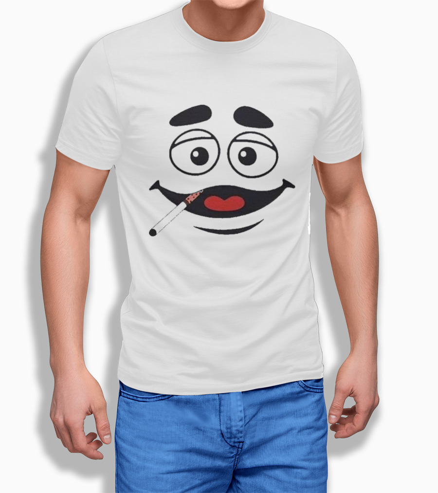 Grimace Monster Smoking T-Shirt