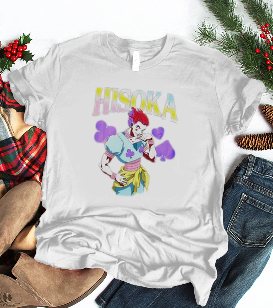 Hisoka Colorful Playing Cards Hunter X Hunter T-Shirt