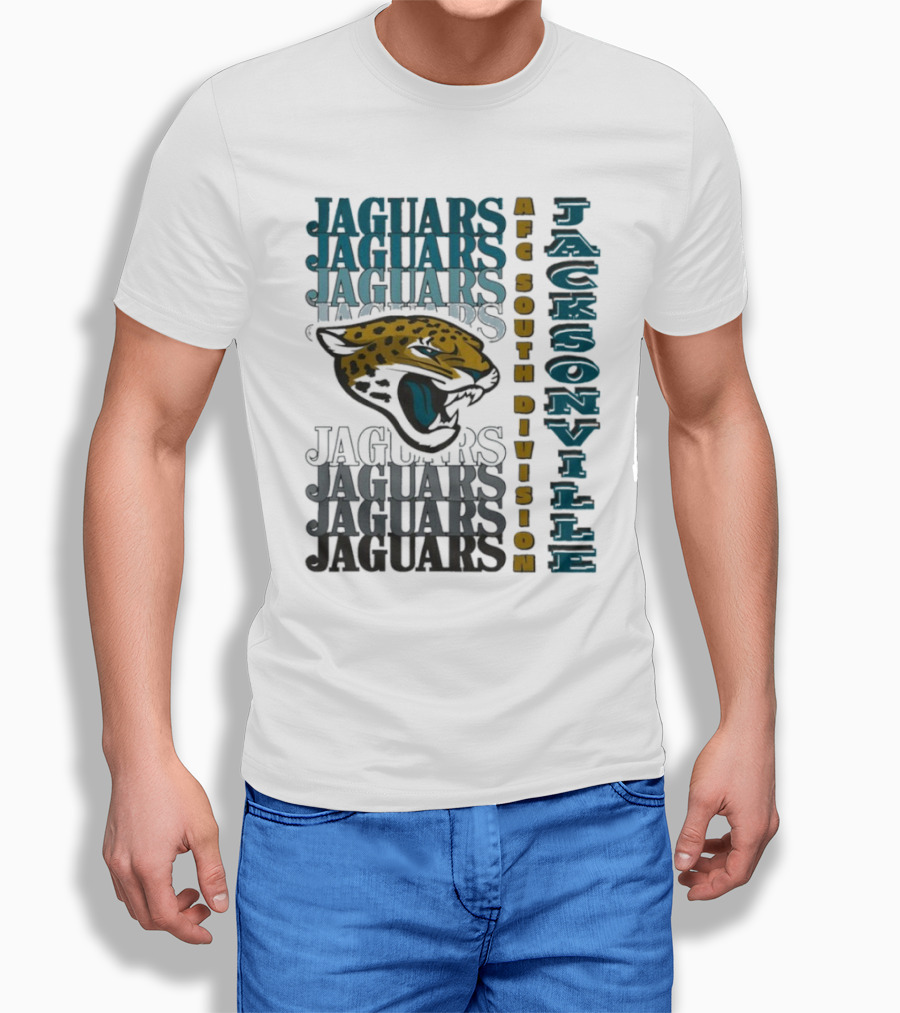 Jacksonville Jaguars AFC South Division Bold Team Spirit T-Shirt