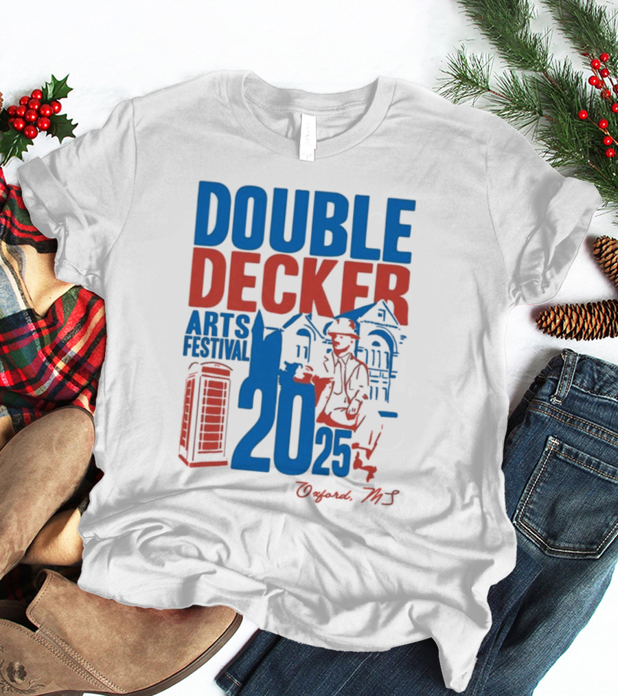Ole Miss Rebels Double Decker Arts Festival 2025 Oxford MS T-Shirt