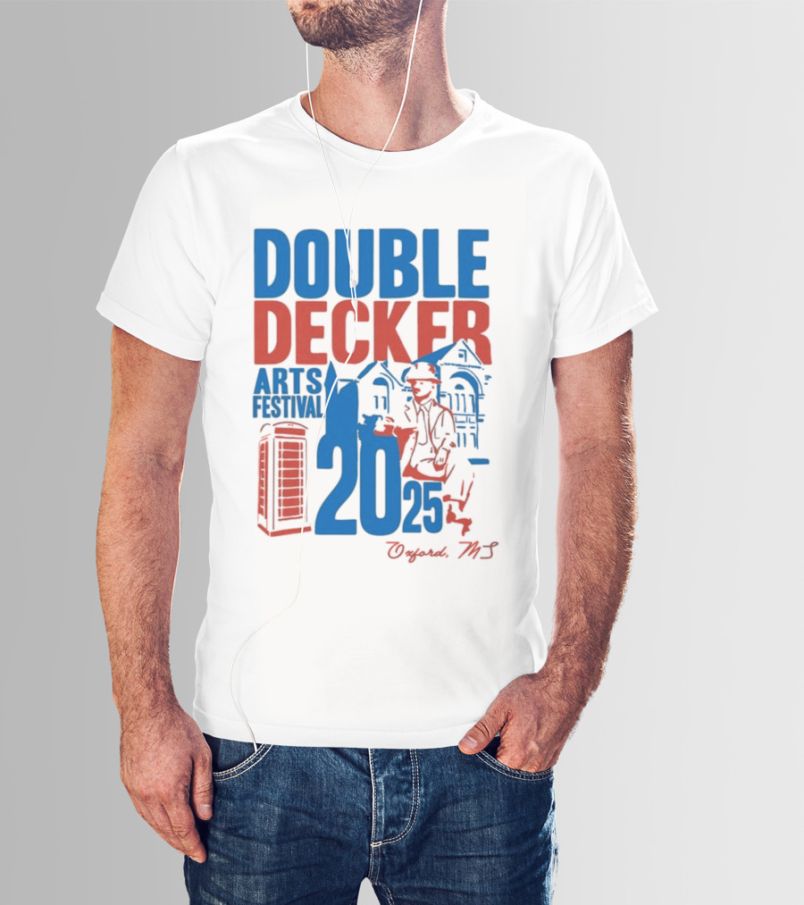 Ole Miss Rebels Double Decker Arts Festival 2025 Oxford MS T-Shirt