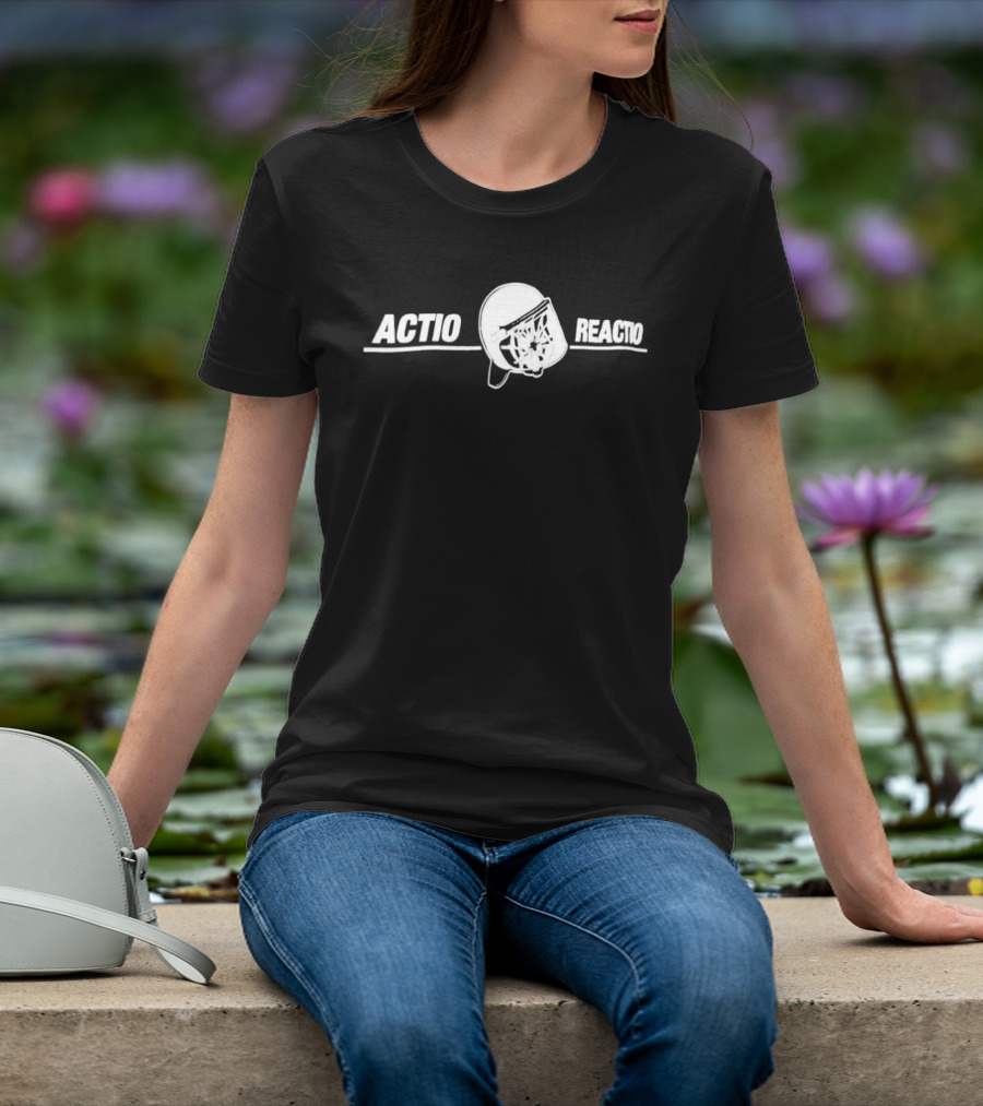 Actio Reactio Football Helmet Concept T-Shirt