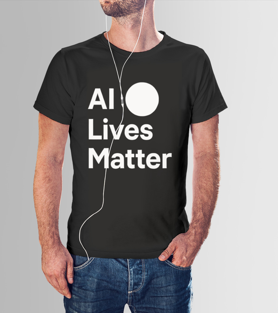 AI Lives Matter Statement Circle T-Shirt