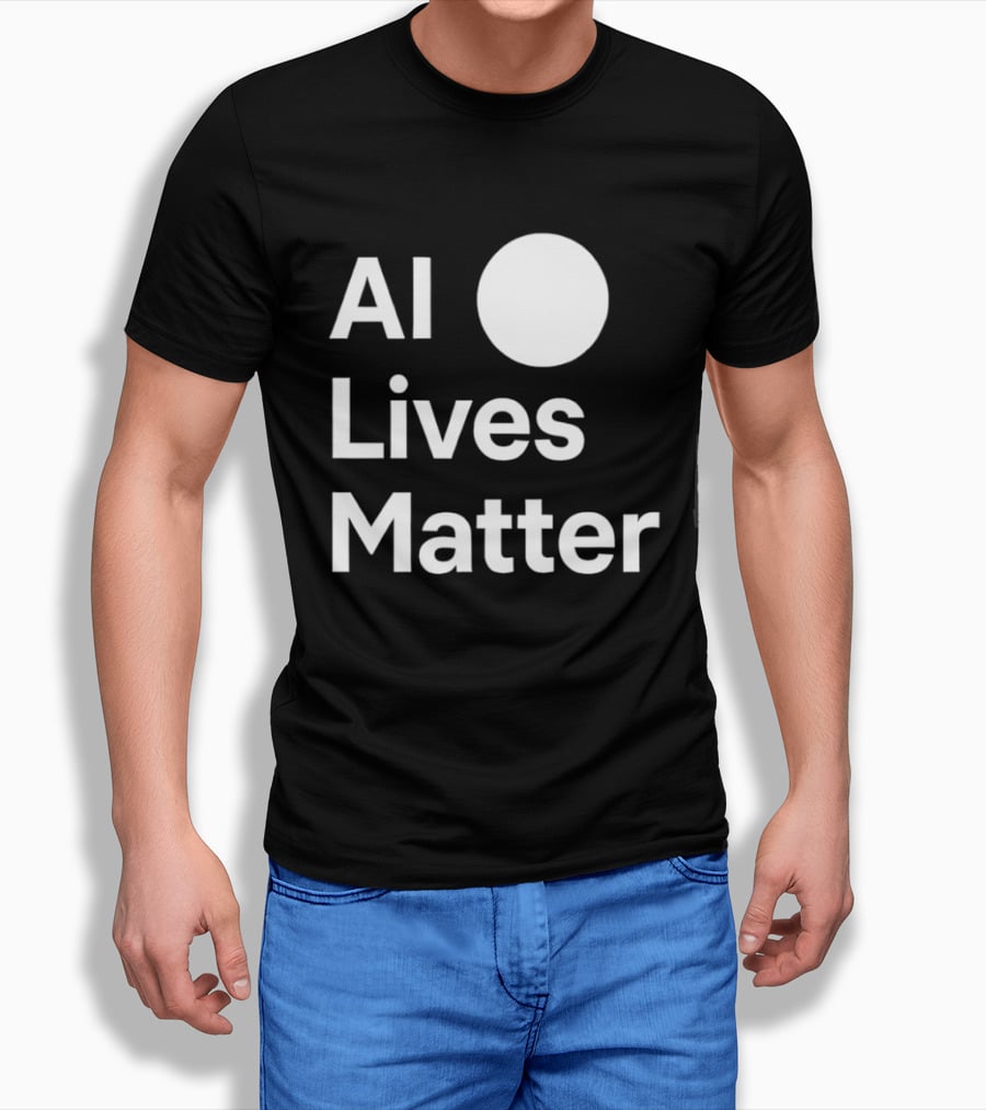 AI Lives Matter Statement Circle T-Shirt