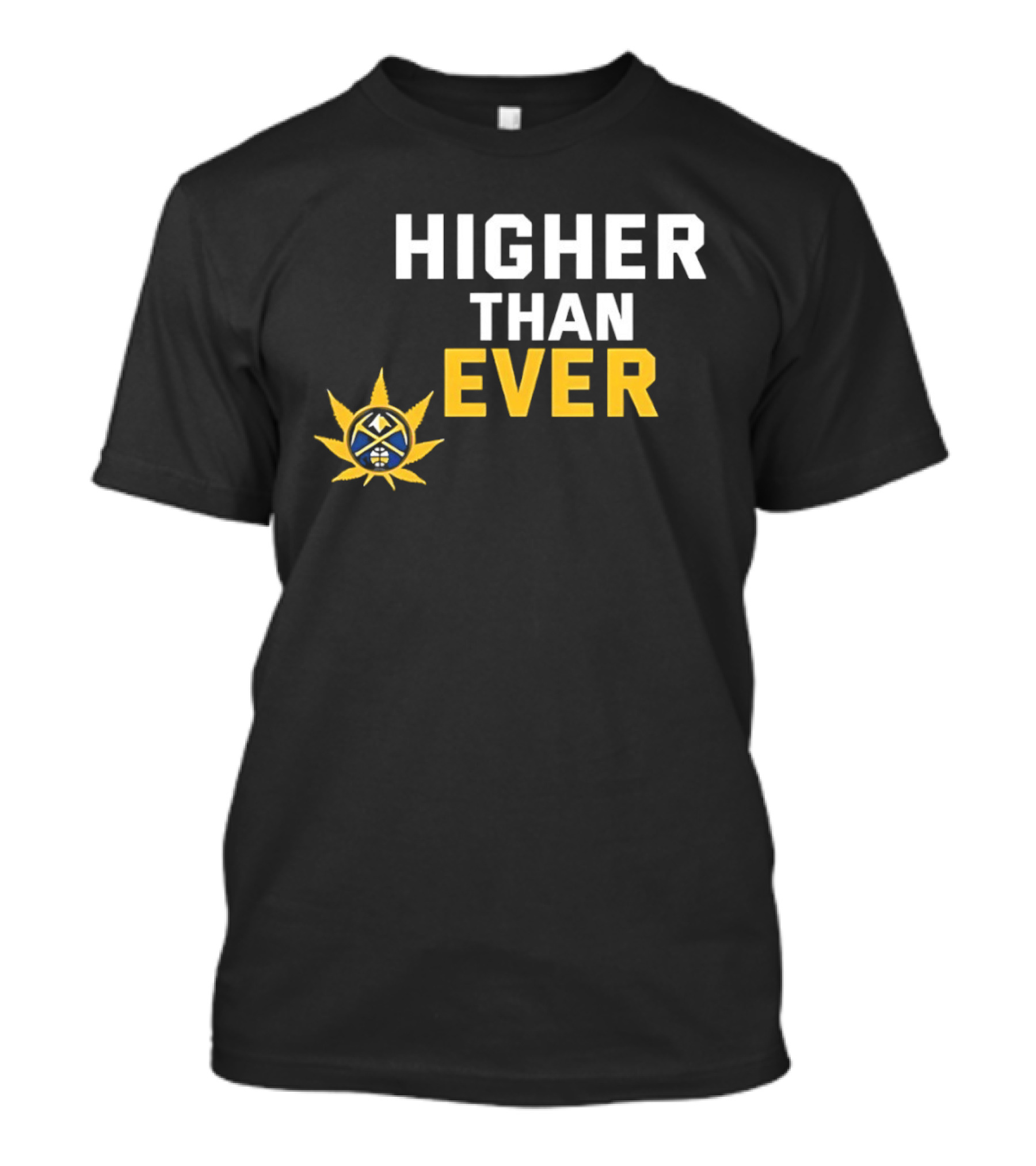 Denver Nuggets Higher Than Ever Basketball Sunburst T-Shirt