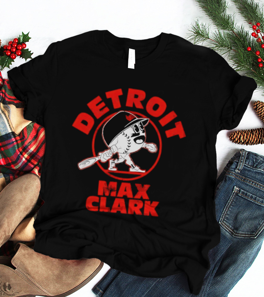 Detroit Tigers Max Clark Baseball Buddies T-Shirt