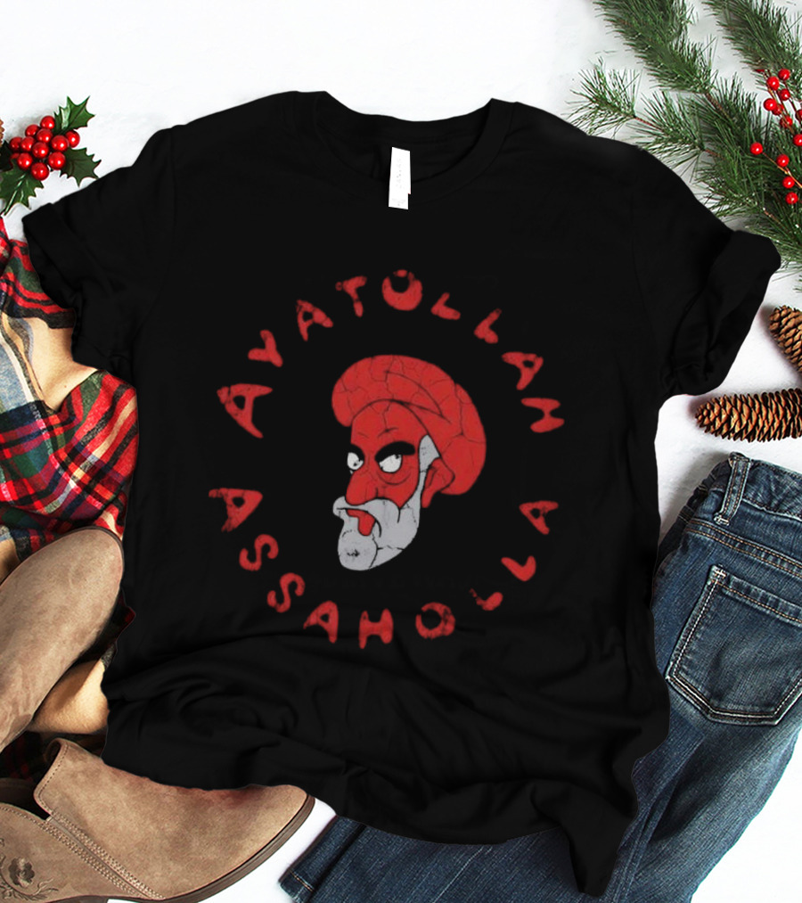 Ayatollah Assaholla Red Face T-Shirt