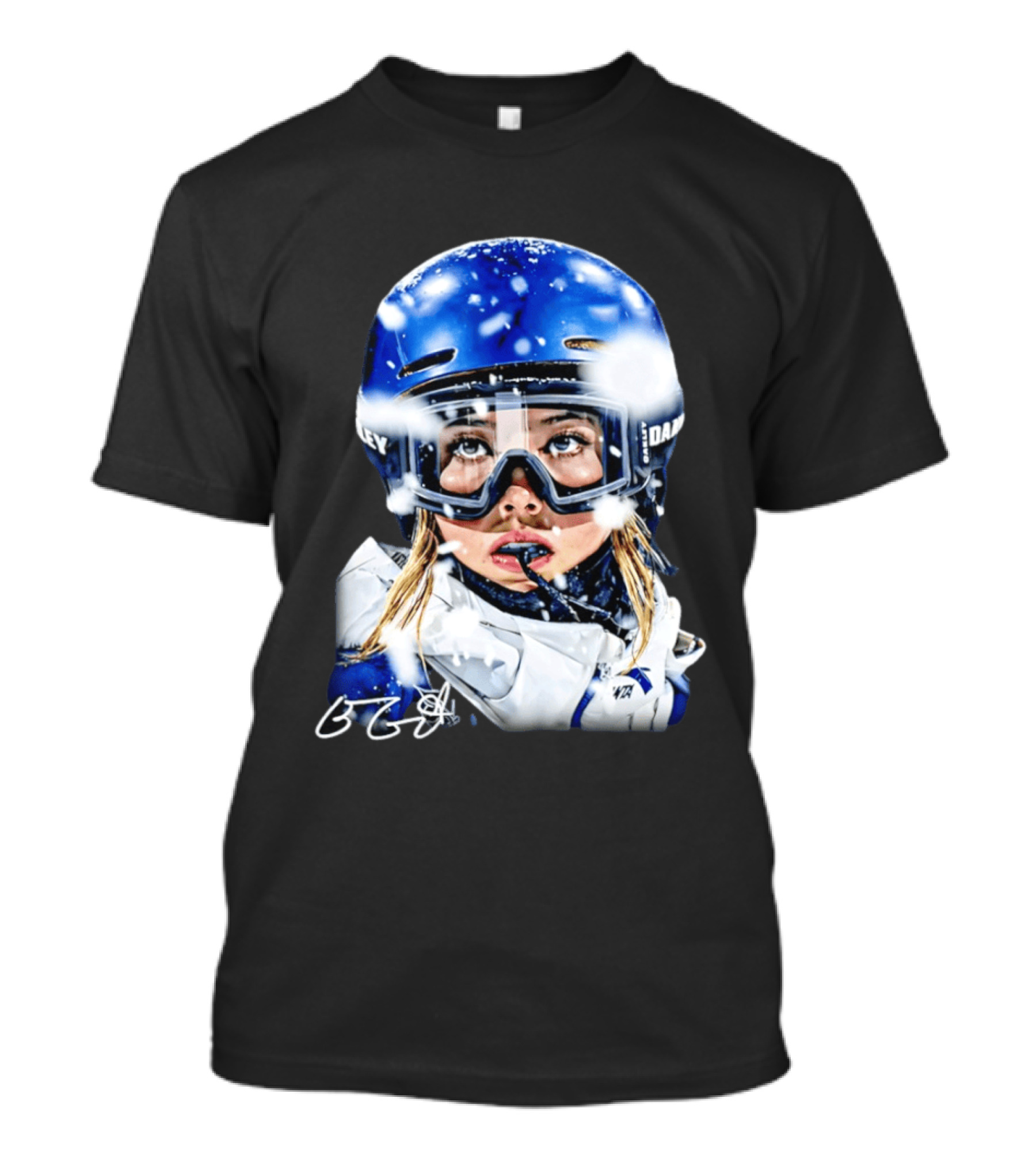 Eileen Gu Aura Snowboard Oakley Goggles Winter Sports T-Shirt