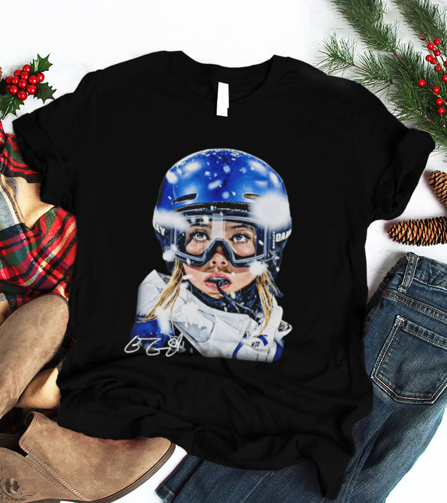 Eileen Gu Aura Snowboard Oakley Goggles Winter Sports T-Shirt