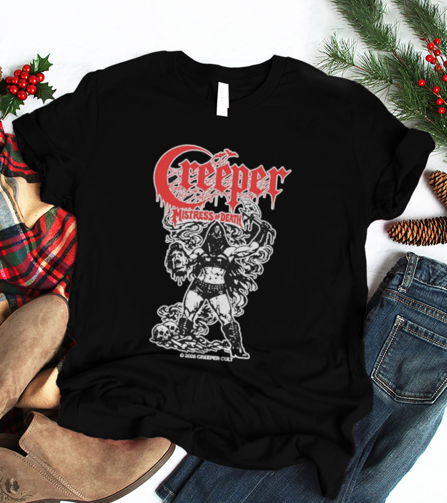 Creeper Mistress Of Death Creepercult 2023 T-Shirt