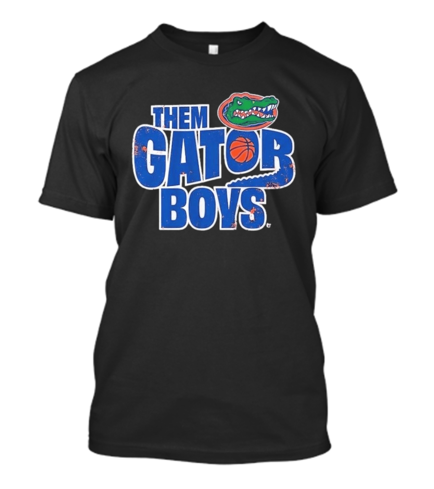Them Gator Boys Florida Basketball Gator Logo And Ball T-Shirt