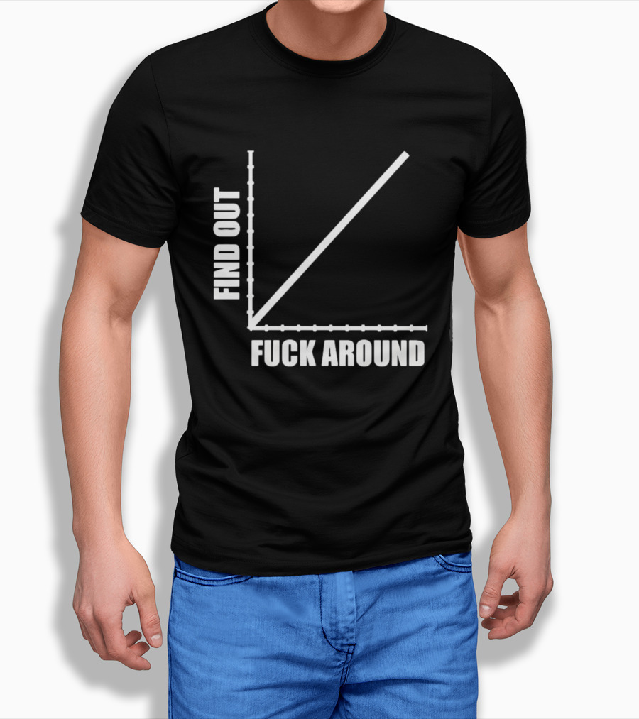 Find Out Fuck Around Graph FAFO T-Shirt
