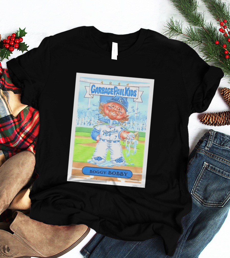 Garbage Pail Kids Boggy Bobby Royals KC Baseball Card T-Shirt