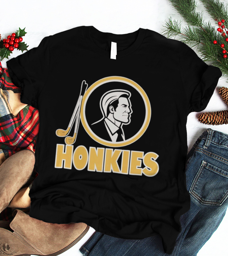 Honkies Washington Commander Golf Icon Circular Motif T-Shirt