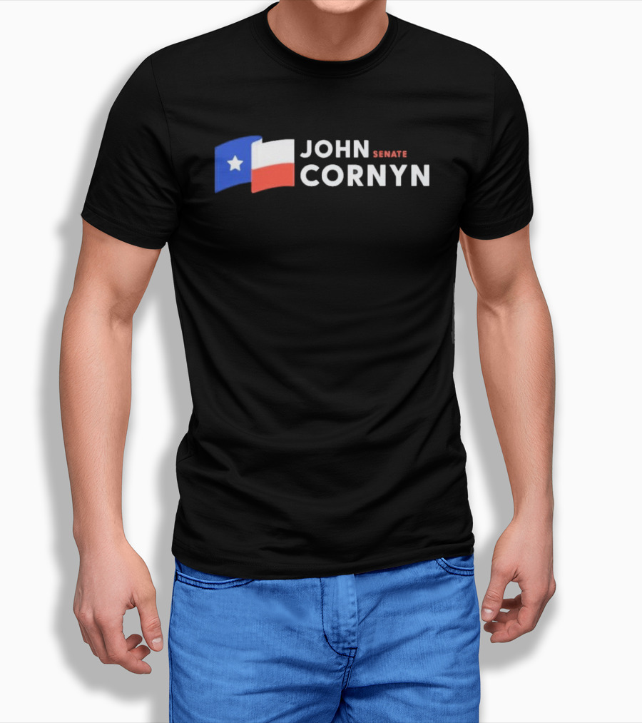 Texas Flag John Cornyn Senate 2026 Campaign T-Shirt