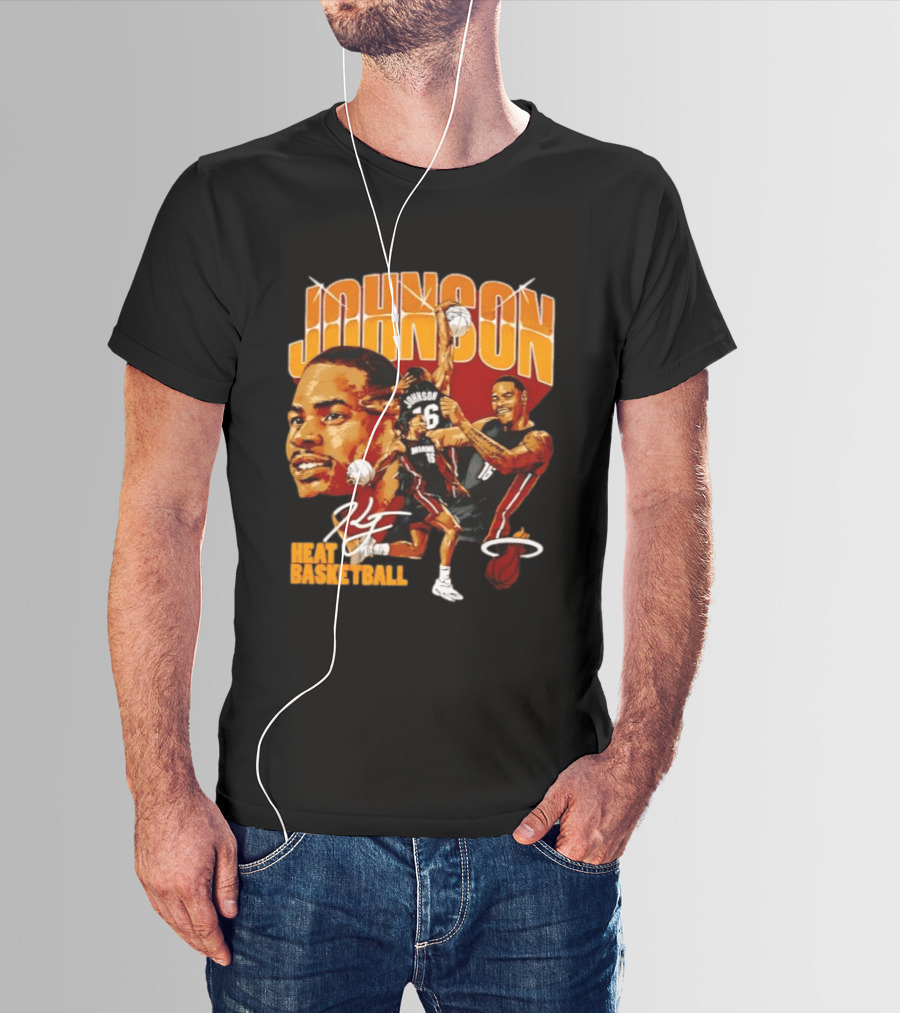 Johnson Heat Basketball Keyonte Johnson Miami 16 T-Shirt