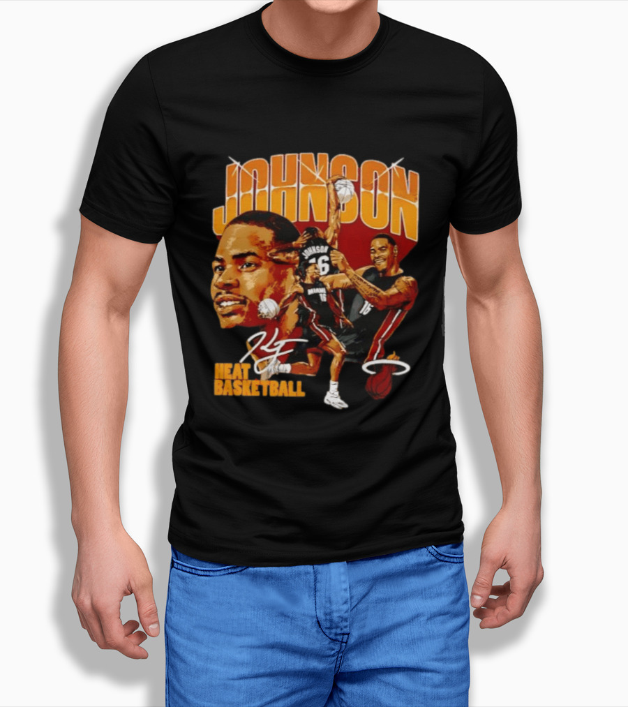 Johnson Heat Basketball Keyonte Johnson Miami 16 T-Shirt