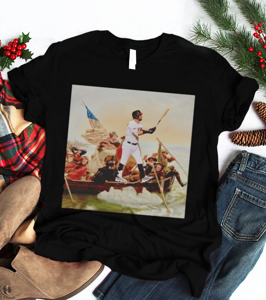 Kyle Schwarber USA Baseball Team Washington Crossing The Delaware T-Shirt