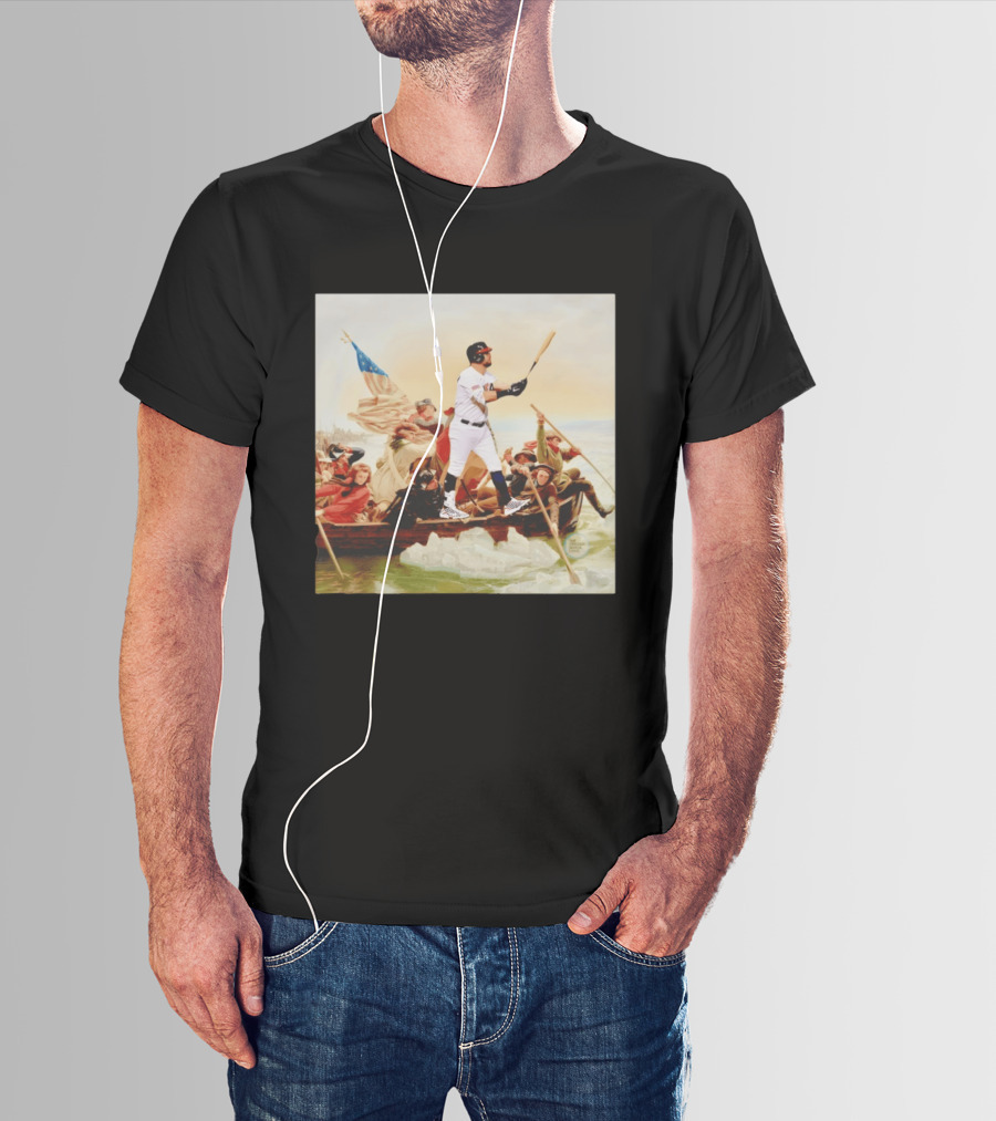 Kyle Schwarber USA Baseball Team Washington Crossing The Delaware T-Shirt