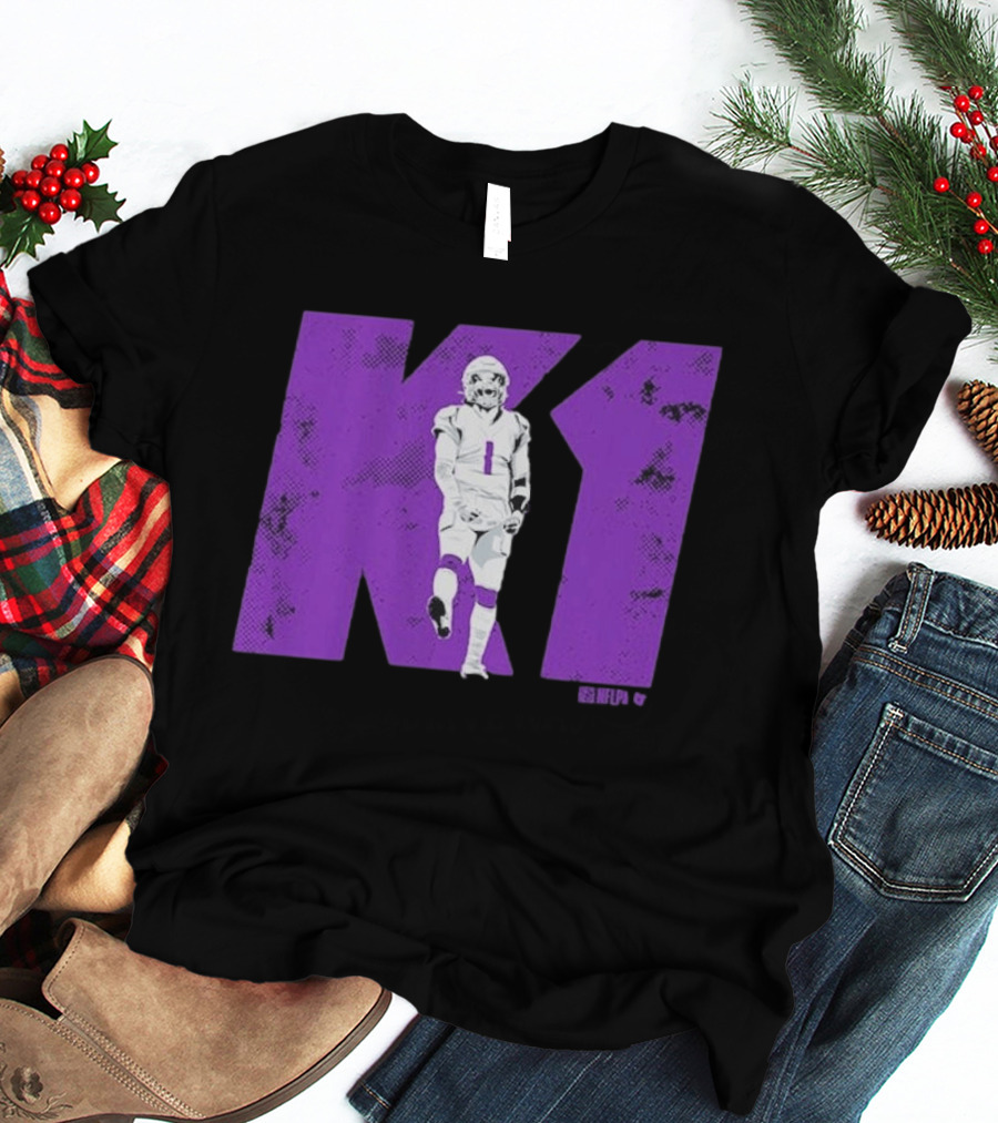 Kyler Murray K1 Purple Football Minnesota Player T-Shirt