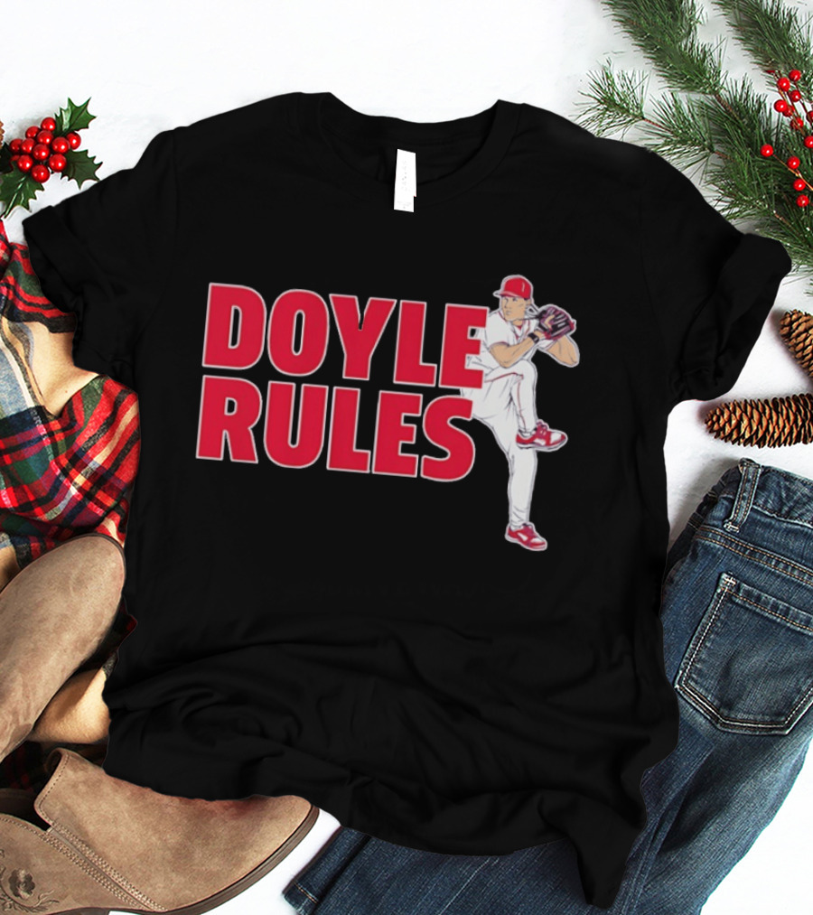 Doyle Rules St Louis Cardinals Pitcher Action T-Shirt