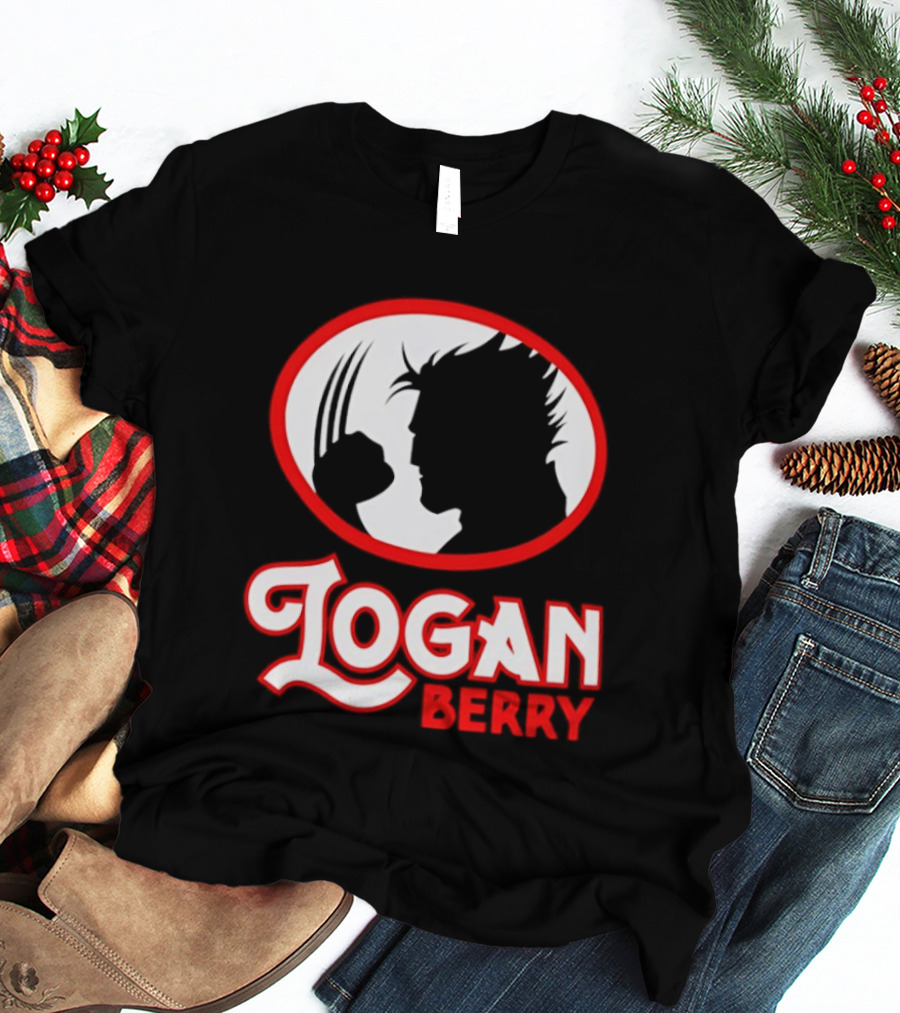 Logan Berry Marvel Wolverine Silhouette Claw T-Shirt