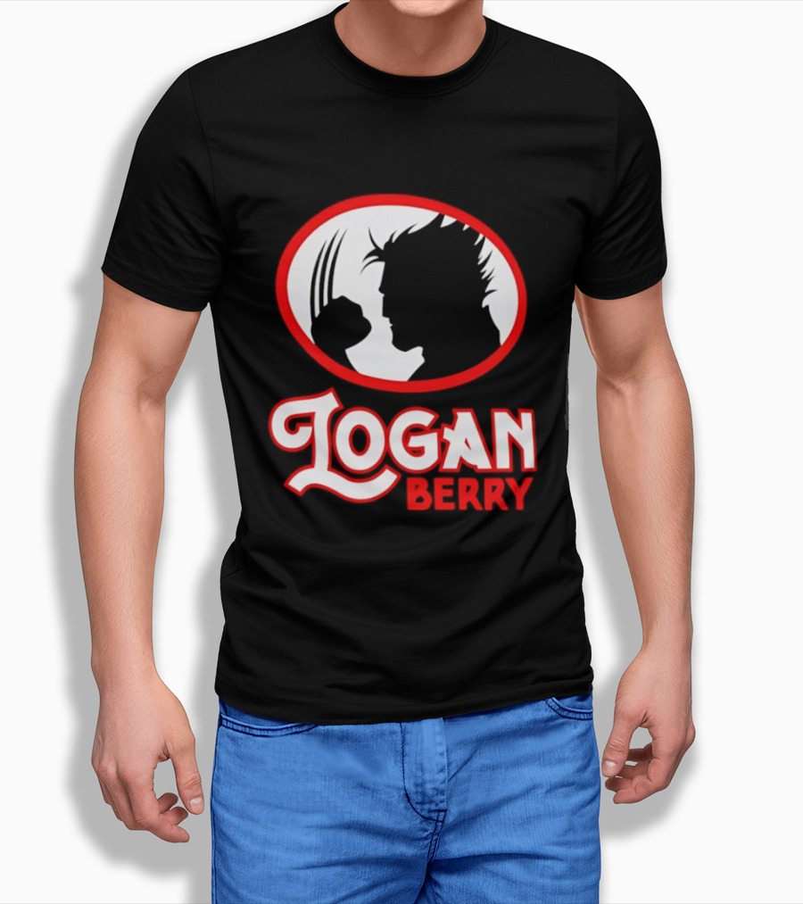 Logan Berry Marvel Wolverine Silhouette Claw T-Shirt