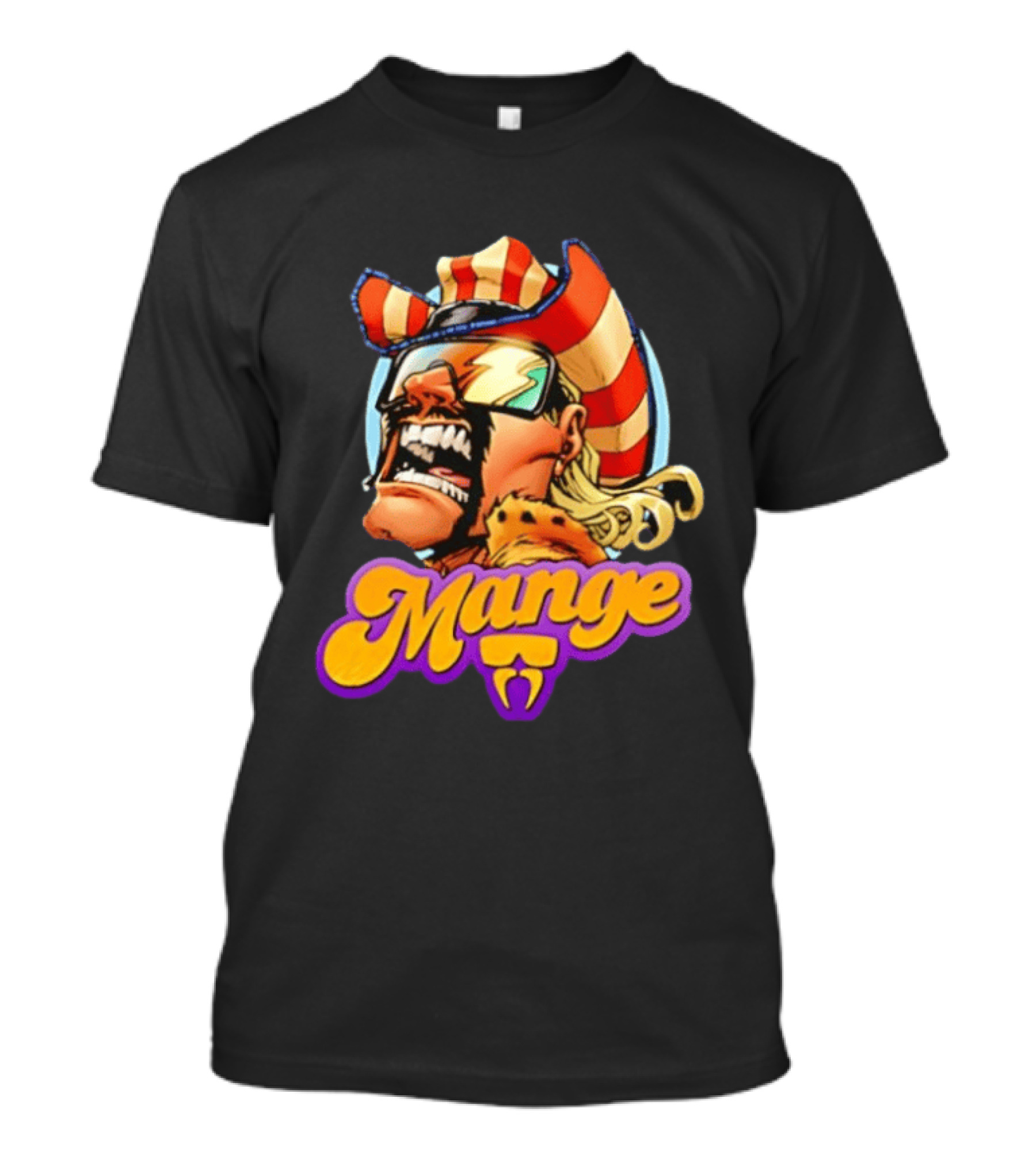 Mange 2nd Chance Campaign Mange Big Face T-Shirt