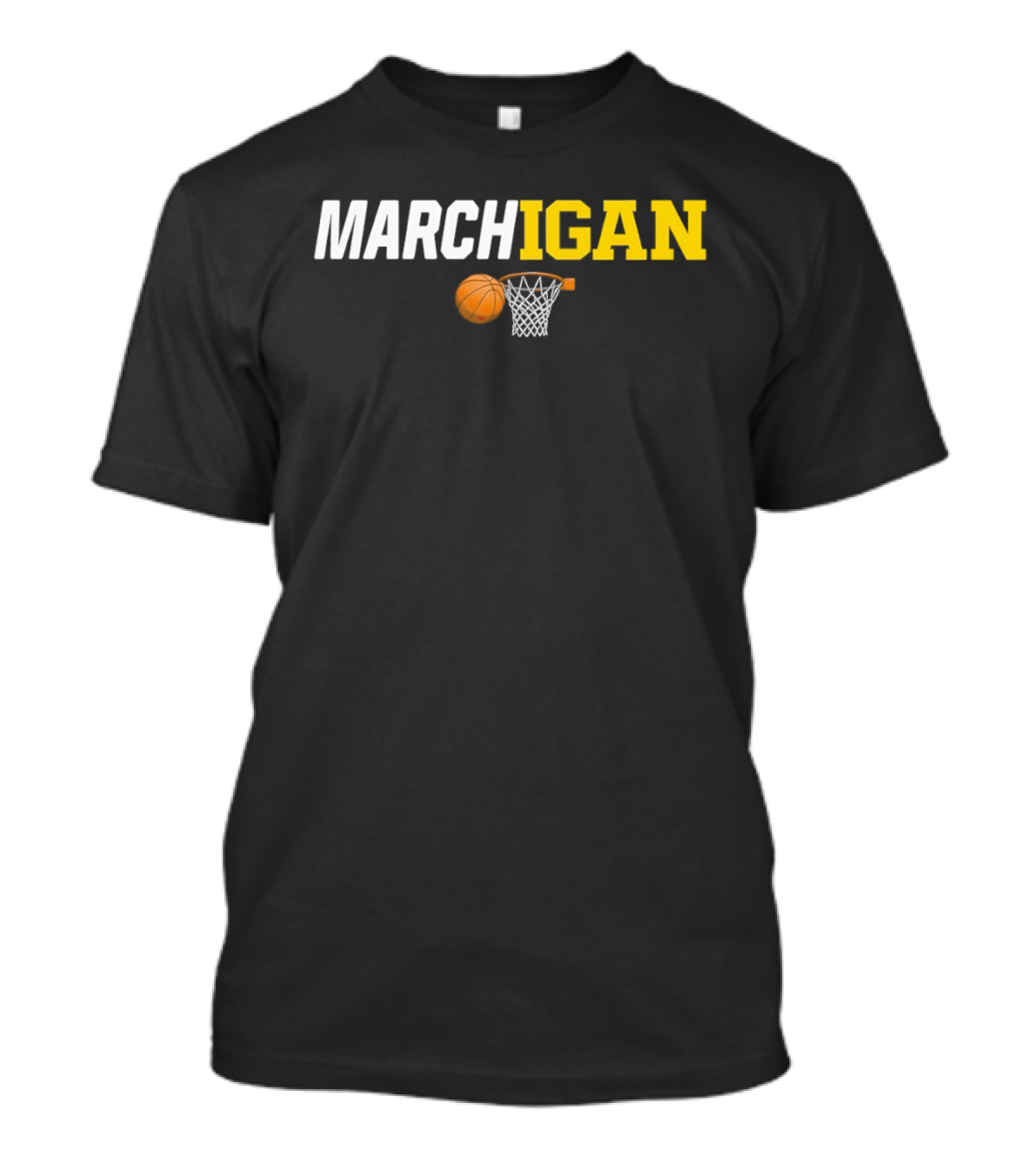 Marchigan Basketball Michigan Wolverines March Madness T-Shirt