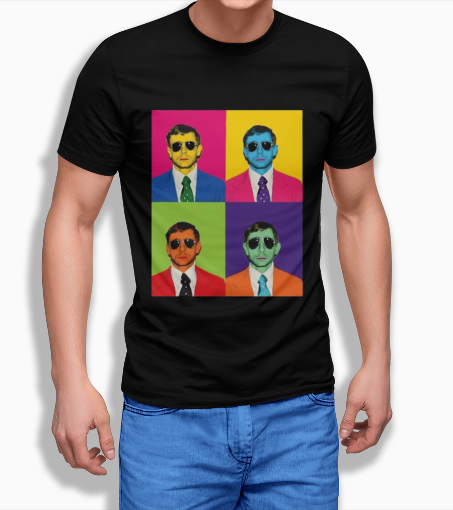Mike Vining Pop Art Style Multicolor T-Shirt