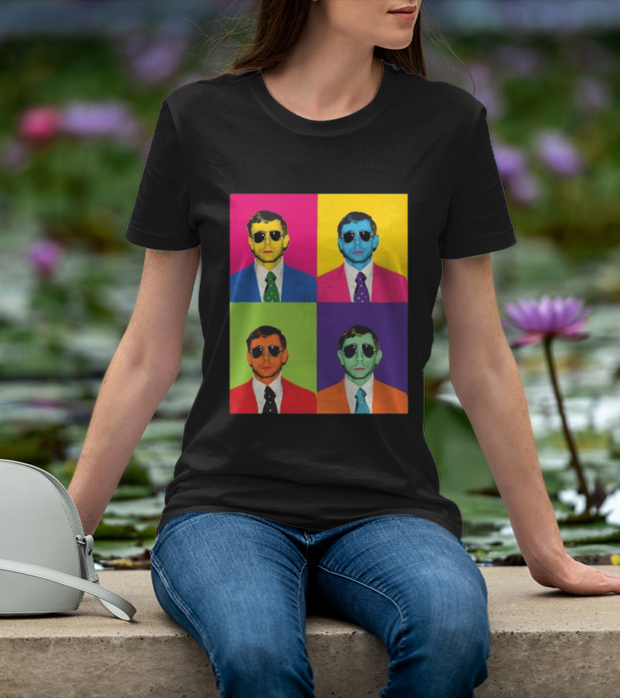 Mike Vining Pop Art Style Multicolor T-Shirt