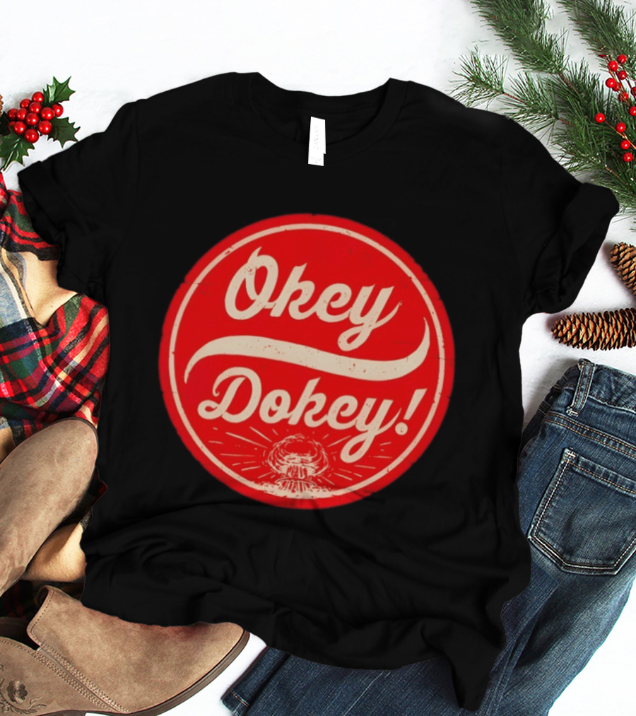 Okey Dokey The Last Drink Red Circle T-Shirt