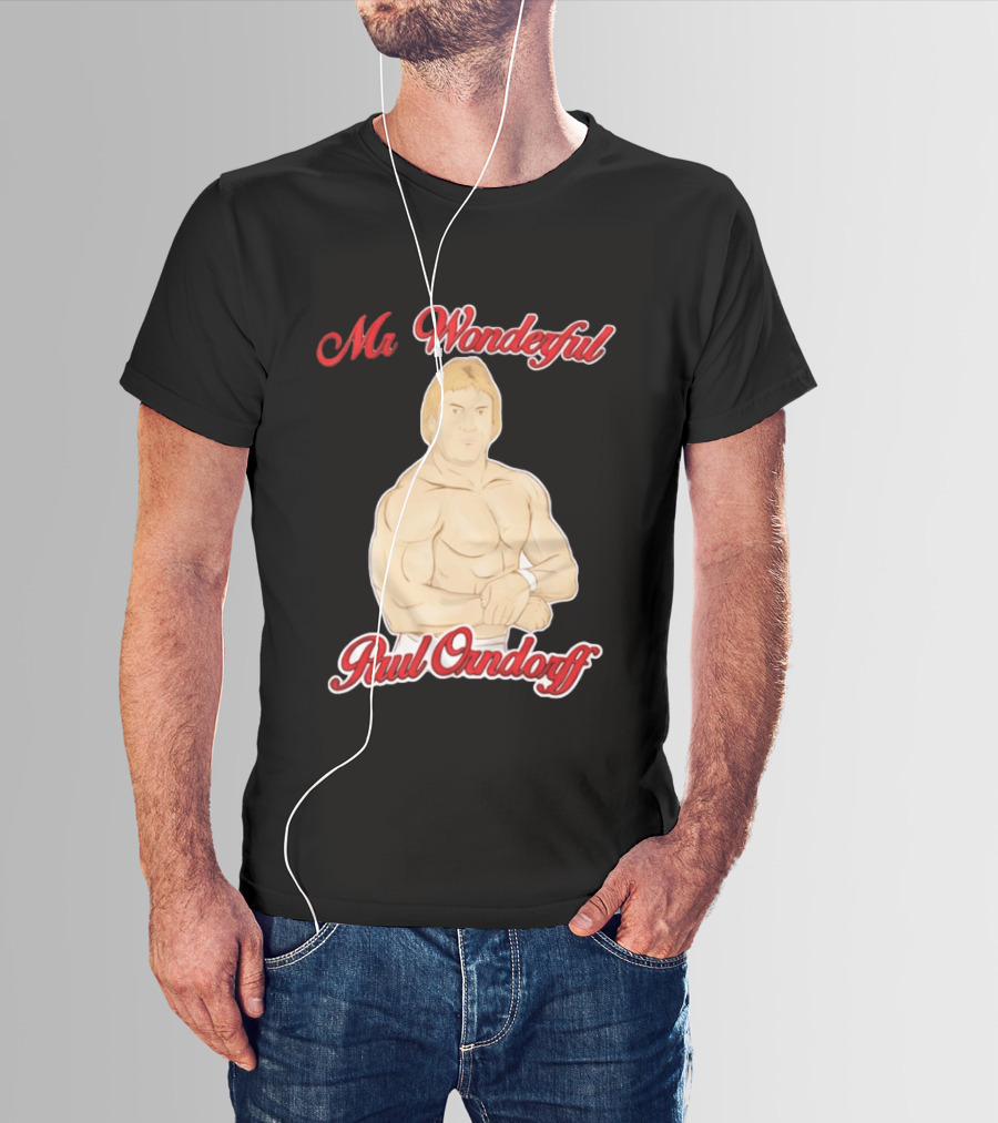 Mr Wonderful Paul Orndorff Vintage Wrestling Legend T-Shirt