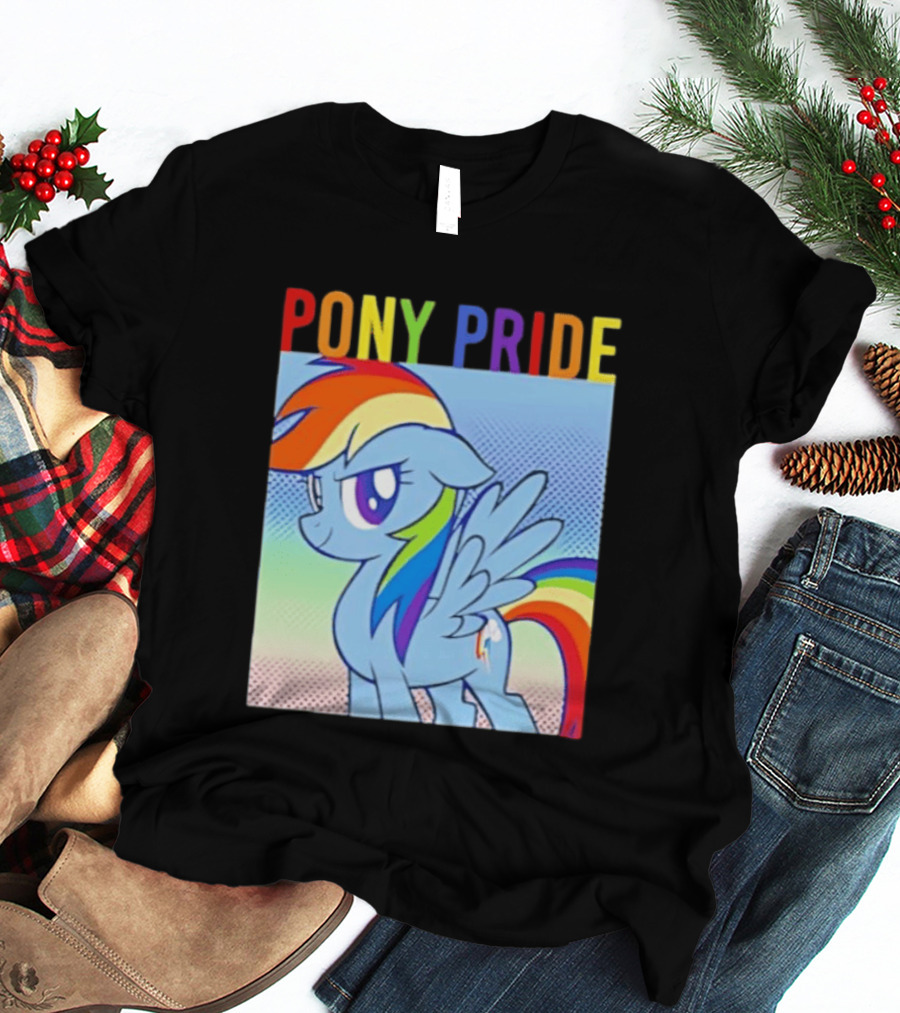 Rainbow Dash Pony Pride My Little Pony Rainbow T-Shirt