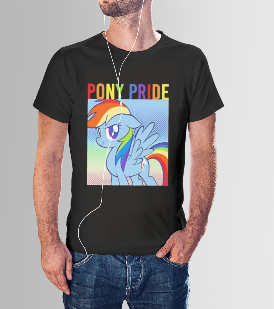 Rainbow Dash Pony Pride My Little Pony Rainbow T-Shirt