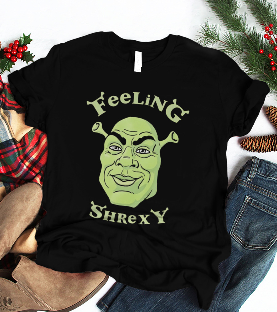 Feeling Shrexy Shrek Face T-Shirt
