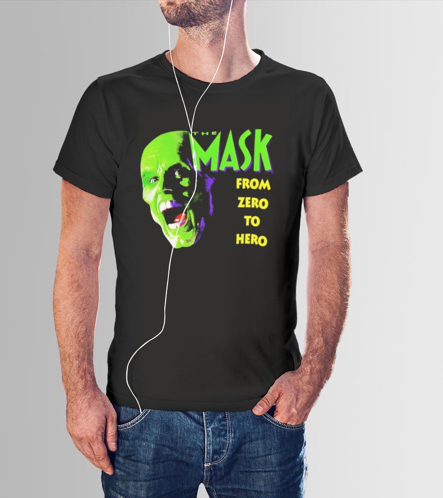 The Mask Movie From Zero To Hero Face T-Shirt