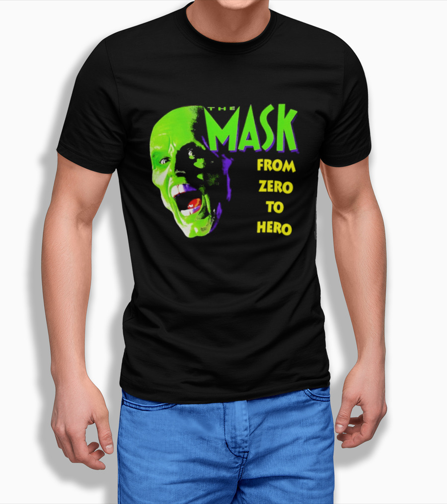 The Mask Movie From Zero To Hero Face T-Shirt
