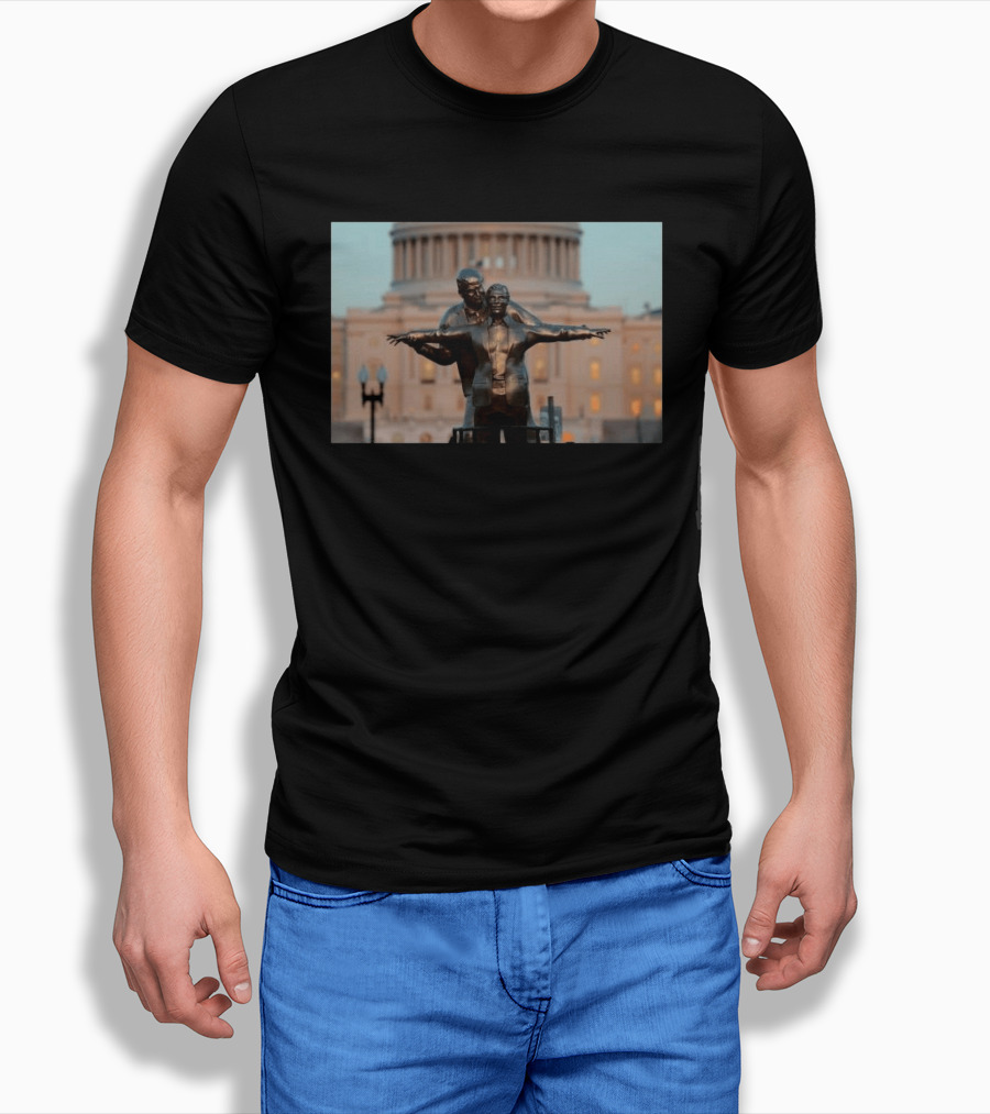 Titanic Trump Epstein Statue At Capitol Building T-Shirt