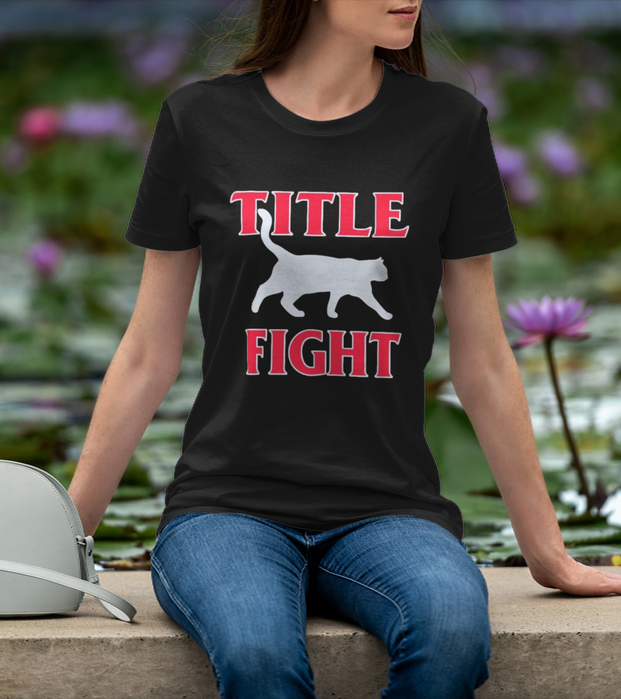 Title Fight Cat Silhouette Stray Rats Fanmade T-Shirt