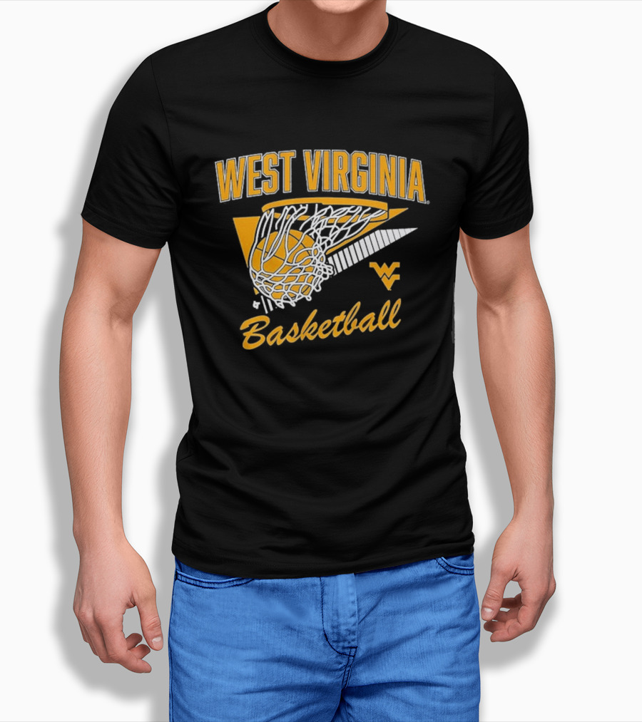 West Virginia Basketball Swish T-Shirt